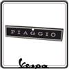 GSC RICAMBI SRL TARGHETTA SCRITTA LOGO STEMMA MASCHERINA FRONTALE CALANDRA STERZO COMPATIBILE PER PIAGGIO VESPA PX 125-150 - 200 - PX PE (INFO IN DESCRIZIONE)