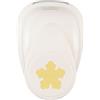 Vaessen Creative Fustellatrice per Carta-Fiore di Neve di 2,5 x 2,5 cm-Accessori per Fai da Te e Scrapbooking-Fustella per Biglietti, Album Foto e Journaling, Oro-Bianco