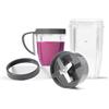 Nutribullet Deluxe kit di accessori aggiuntivi, tazze e lame di ricambio, 0,68 litri, grigio