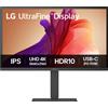 LG Monitor LG 27IN IPS 4K UHD 16:9 [3840X2160 - 1000:1 USB-C [90W PD] SPEAKERS [27U730A-B.AEK]