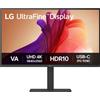 LG Monitor LG 32IN IPS 4K UHD 16:9 [3840X2160 - 3000:1 USB-C [90W PD] SPEAKERS [32U720A-B.AEK]