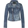 Schott NYC SCHOTT Jktwjanisx Bomber, Blu (Blue Rain Blue Rain), X-Small Donna