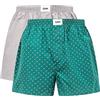 Dim Pantaloni Good in Cotone Organico x2 Uomo, Stampa Geo/Acciaio, XL