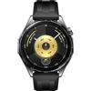 Huawei WATCH GT6, Cassa 46mm in acciaio inossidabile e cinturino nero. Compatibile con iOS e Android. Fino a 21 giorni di autonomia.