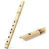 Begoon Flauto in Bambù - Pipeau - Strumento Musicale - Naturale - Fatto a Mano