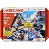BANDAI - Meccano Valigetta di Costruzione - Kit di Costruzione 5 in 1 Veicoli, Robot, Torre Eiffel - 437 pezzi, attrezzi, istruzioni - Kit Attività assemblaggio - Giocattolo Bambini 10+ - APM20106