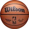 Wilson Pallone da Basket NBA OFFICIAL GAME BALL, Utilizzo Indoor, Pelle, Misura: 7, Marrone