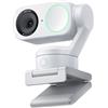 Insta360 Link 2 Bianco- PTZ 4K Webcam per PC/Mac, Sensore da 1/2, IA Tracking, HDR, Mic di cancellazione del rumore IA, Controllo gestuale per lo streaming, Videochiamate, Gaming.