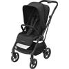 Maxi-Cosi Leona² Passeggino ultra compatto e leggero, chiusura con una mano, seduta reversibile, schienale regolabile, 3 posizioni, reclinazione piatta, 0-4 anni (0-22 kg), Essential Black