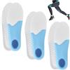 SAVOSWEET 3 Paia Solette per scarpe per bambini, soletta in memory foam, inserti per scarpe sportive tagliabili, comodi cuscinetti di ricambio per ammortizzazione (34-37)