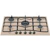 Hotpoint Ariston PCN 750 T (AV)R-HA Piano Cottura a Gas 5 Zone 75 cm Avena