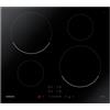 Samsung NZ64T3707AK Piano Cottura a Induzione Area Flex Zone Slide Touch Control Display LED 60 cm Nero