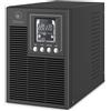 Atlantis A03-OP1002 UPS OnLine Gruppo di Continuita' Server Doppia conversione Onda Sinusoidale Pura 1000VA 900W, Tower, display LCD, USB, seriale RS-232, 4 uscite IEC, porta EPO, slot SNMP, 2x12V-9Ah
