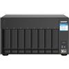Qnap TS-832PX-4G Nas 8 Hd 35'-25' Sata6 2P Giga+2x 10gBe Sfp+2px 25gbe 3P Usb 3.0 4Gb Ddr4 SoDimm Cpu Al324 1.7ghz Qcore