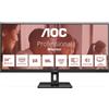 AOC U34E2M Monitor Pc 34'' 3440x1440 Pixel Wide Quad HD Nero