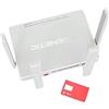 Keenetic Hero 4G Kn-2311 Modem-Router 4G 4 Porte 1Gbps Wi-Fi Ax1800 Mesh Vpn Parental Control Media Server Menu Multi Lingua