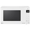 LG MH6535GDH Neochef Forno a Microonde con Grill Tecnologia Smart Inverter Capacita' 25 Litri Potenza 1000 W Funzione Crisp Cottura a Vapore Display LED Bianco