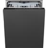 Smeg ST382C Lavastoviglie da Incasso a Scomparsa Totale 13 Coperti Estetica Universale Classe energetica C 10+1 Programmi 60 cm Nero