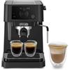 DeLonghi EC235.BK Stilosa Macchina da Caffe' a Pompa Potenza 1100 W Capacita' 1 Litro con Montalatte per Cappuccini di Colore Nero