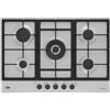 Beko HIAW75225S Piano cottura a gas da Incasso 5 Fuochi (Wok) larghezza 75 cm Inox