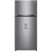 Lg GTF744PZPE Frigorifero Doppia Porta Classe E Capacita' 509 Litri No Frost con Dispenser Acqua colore Inox