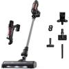 Rowenta RH6A71 Aspirapolvere Senza Filo Ciclonico Aspirapolvere Senza Sacco Potenza 140 Watt colore Alluminio e Rosso