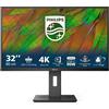 Philips 32B1U3900 3000 Series monitor a LED 32'' (31.5'' visualizzabile) 3840 x 2160 4K @ 60 Hz VA 350 cd-m² 3500:1 4 ms 2xHDMI DisplayPort USB-C altoparlanti nero