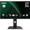 MSI Monitor MSI Pro MP275QPG 27'' IPS WQHD 2560x1440 100Hz 1ms Nero per Ufficio