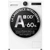 Lg Lavatrice 9 Kg Classe A-60% Profondità 57 cm Centrifuga 1400 giri Inverter Vapore Steam+ Wi-Fi AI Wash TurboWash - F4X9009TWCE.AGWQPWE