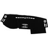 A ABSOPRO Copri Cruscotto per Auto Copertura Cruscotto Tappetino Antiscivolo per Land Rover LR2 Freelander 2 2007-2014 Poliestere Nero