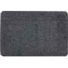 Andiamo 700612 - Zerbino Samson, in cotone lavabile a 30° C, dimensioni: 60 x 100 cm, tinta unita, colore: Antracite