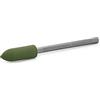 BUZZUFY Lucidatrice Eveflex al carburo di silicio verde, Torpedo, Ø 5 x 16 mm, molto morbida, grana fine, HP-Shank Polish Tool