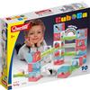 Quercetti Cuboga, Gioco Educativo di Costruzioni per Bambini 3+ Anni, Pista Biglie con 70 Pezzi, Cubi Colorati e Biglie Luminose, Stimola Motricità Fine, Coordinazione Oculo-Manuale