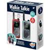 Buki France Walkie-Talkie Ricaricabili a Lunga Portata 5 km - 2 Batterie al Litio Incluse, Caricabatterie Doppio, Microfono e Altoparlante Potenziati - 16 Canali - dai 8 Anni