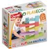 QUERCETTI 86496 Flip Car Race Track Eco, Pista Biglie Per Bambini, Gioco Educativo Eco-Friendly 18mesi+ con 5 Rampette e 2 Flip-Car per Sviluppare Coordinazione e Motricità Fine, Made in Italy