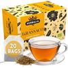 HERBALIA - Infuso al Tarassaco in Bustine, Confezione di Tisana al Tarassaco da 20 Bustine Senza Punti Metallici, 20 gr. di Tarassaco Fiori e Foglie per Infusi e Tisane