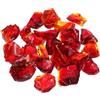 QUARKZMAN Fuoco Vetro per Fuoco Fossa 2-3cm(1/9) Alta Lucente Riflettente Vetro Rocce per Naturale O Propano Caminetto Sicuro per Aperto e Interno Fuoco Fossa Vetro Rosso