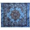 Seamar Copritutto Grande Blue Elephant 80% Cotone 20% Poliestere 210x230cm Copridivano Telo Mare Maxi Batik (Blu)