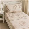 GX GARGIX Set Completo Letto di lenzuola in Calda e Soffice flanella, misto cotone, lavabili in lavatrice, diverse misure e colori (CSS-8, Singolo)