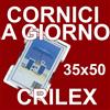 Puntofotoidee 2 Cornici a Giorno 35x50 in Crilex Antinfortunistico, Ultra- Trasparente e Leggero - Cornice in Crilex 35x50 - Pacco da 2 Pz.