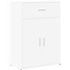 vidaXL Credenza Bianca 60x30x84 cm in Legno Multistrato, credenza da Cucina, Mobile da Salotto, credenza Alta, Mobile da Soggiorno, credenza in Legno