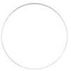 Cerchio in metallo colore Bianco cm 12