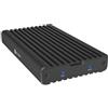 ICY Box 2 slot M.2 SSD / NVMe, USB 3.2 Gen 2 (20 Gbps), sistema di raffreddamento, supporto Dual PCIe Gen 3x2, USB-C, M-Key, esterno, adattatore NVMe, alluminio, nero