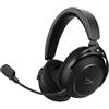 HyperX Cloud Alpha 2-Cuffie da gaming wireless con driver a doppia camera da 53 mm e durata della batteria fino a 250 ore, 2,4 GHz e Bluetooth simultanei, compatibilità multipiattaforma, colore: nero