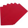 QUARKZMAN 20pz Carte PVC Vuote, 15Mil Carte in Plastica di Qualità Grafica Lucide Impermeabili per Stampante Badge ID Fotografico, Rosso