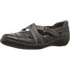 Clarks Women's Ashland Spin Q Loafer, Nero, 6 UK X-Wide