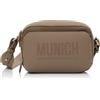 Munich Essence Recycled Fw25 Crossbody Camera C/Taupe, Borse e Zaini Donna, Marrone
