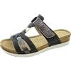 Fischer Markenschuh Fischer INA, Ciabatte Donna, Nero, 36 EU
