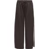 ONLY Onlasta Wide Stripe Pants Swt, Torta al Cioccolato, S Donna