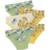BlueY & Bingo Confezione da Cinque Slip in 100% Cotone - 4-5 Jahre: 110cm